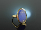 Hamburg around 1965! Beautiful classic coat of arms seal ring lapis lazuli gold 585