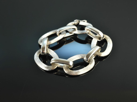 Around 1965! Chic vintage statement bracelet silver 835