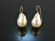 From our workshop! Baroque Freshwater Cultured Pearls Drop Earrings Gold 585