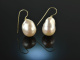 From our workshop! Baroque Freshwater Cultured Pearls Drop Earrings Gold 585