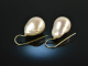 From our workshop! Baroque Freshwater Cultured Pearls Drop Earrings Gold 585