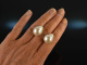 From our workshop! Baroque Freshwater Cultured Pearls Drop Earrings Gold 585