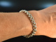 Around 1970! Classic round tank bracelet silver 925