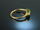 Spring Green! Sch&ouml;ner Peridot Ring Diamanten Gold 750