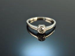 Vienna around 1920! Beautiful Solitaire Ring Old Cut...