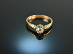 Around 1900! Beautiful 0.5 ct Old Cut Diamond Solitaire...