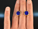 Around 1950! Classic cufflinks lapis lazuli gold 750