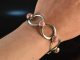 Around 1965! Chic Sixties Design Bracelet Rhodochrosite Silver 835