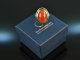 Around 1965! High quality coral ring gold 585