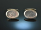 wmf around 1950! Cool hammer blow design cufflinks silver 835