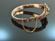 Around 1880! Wonderful bohemian garnet bangle