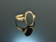 Around 1900! Pretty Ladies Crest Signet Ring Blood Jasper Gold 333