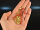 Boho Style! Chic coral branch pendant with chain silver 925 gold plated