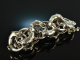 Italy around 1970! Chic Ottaviani design bracelet silver 925