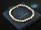 Shades of Rose! Large multicolor freshwater cultured pearls necklace silver rose gold plated