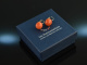 Around 1920! Beautiful Italian coral earrings gold 585