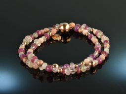 Ruby July! Fancy Bracelet Ruby Opal Rose Quartz Agate...