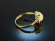 Feiner Schimmer! Opal Diamant Ring Gold 750