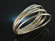 Around 1965! Chic heavy vintage bracelet 7 rows silver 835