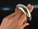 Around 1975! Chic heavy vintage bangle silver 925