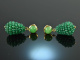 Fresh Green! Drop Earrings green agate green onyx silver 925 gold plated