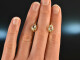 Around 1950! Delicate Aquamarine Drop Earrings Gold 333