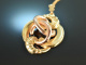 Vienna around 1870! Biedermeier pendant with chain gold 585