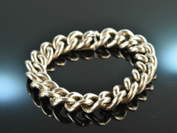 Around 1970! Heavy classic tank bracelet silver 835