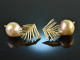 Christmas Pearls! Pretty pearls drop earrings silver 925 gold plated