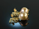 Christmas Pearls! Pretty pearls drop earrings silver 925 gold plated