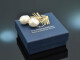 Big Pearls! Pretty pearls drop earrings silver 925 gold plated