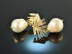 Christmas Pearls! Pretty pearls drop earrings silver 925 gold plated