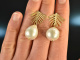 Christmas Pearls! Pretty pearls drop earrings silver 925 gold plated