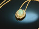 Fine Shine! Collier mit Opal und Brillanten Gold 750