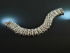 Around 1930! Beautiful silver link bracelet