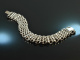 Around 1930! Beautiful silver link bracelet