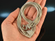 Around 1980! Cuddly knot necklace chain silver 925