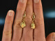 Around 1950! Pretty traditional costume Grandl earrings gold 585