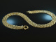 Italy around 1975! Chic braided chain silver 925 gold plated