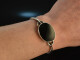 Denmark around 1970! Niels Erik From bangle with onyx silver 925 signed