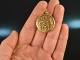 Italy around 1930! Beautiful medallion pendant gold 750