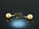 Classic drops! Earrings with freshwater cultured pearls gold 585