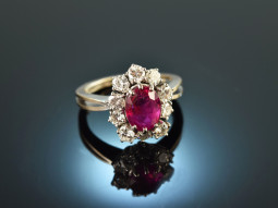 Jeweler Schilling Stuttgart around 1965! Noble Ruby...