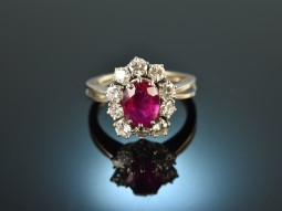 Jeweler Schilling Stuttgart around 1965! Noble Ruby...