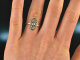 Austria around 1900! Beautiful Belle Epoque ring with diamonds gold 585