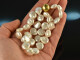 Around 1990! Beautiful freshwater cultured pearls necklace gold 750