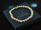 Around 1990! Beautiful freshwater cultured pearls necklace gold 750