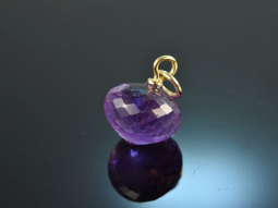 Lovely Lilac! Sparkling amethyst onion with pendant...