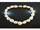 Big Pearls! Big necklace of baroque freshwater cultured pearls silver clasp