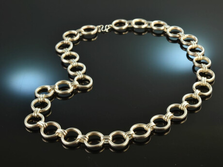 Around 1970! Beautiful vintage link chain silver 925